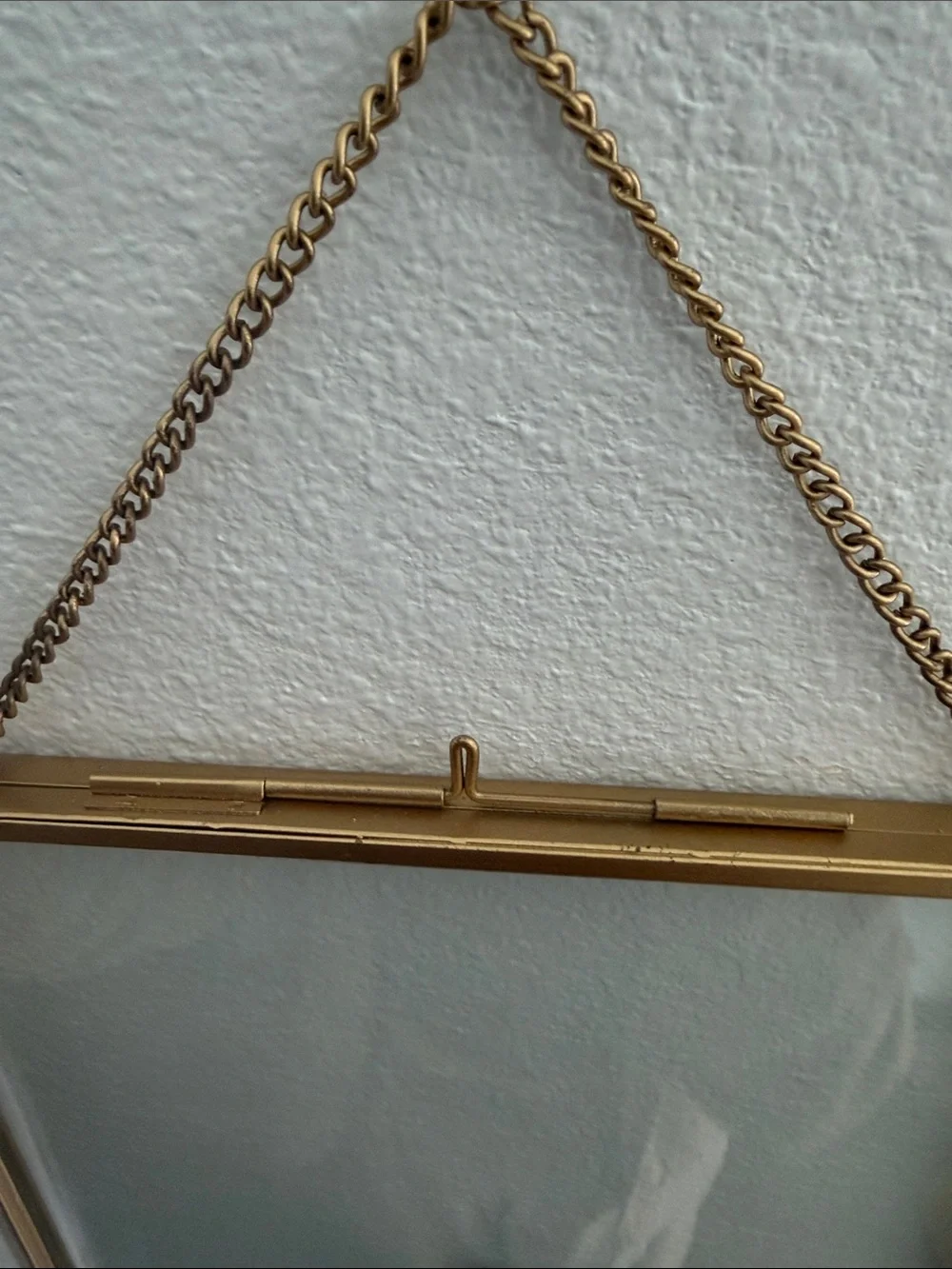 “Shadowbox” Gold Frame
